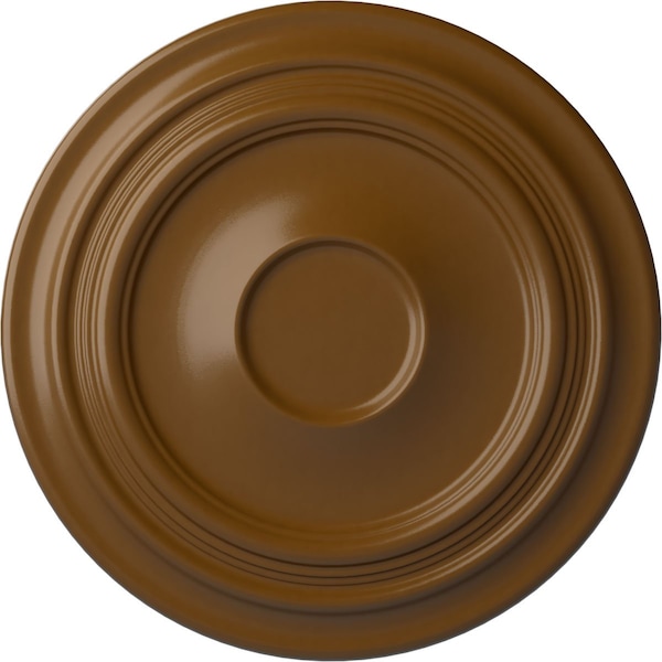 Ekena Millwork Traditional Ceiling Medallion (Fits Canopies up to 5 1/2"), 24 3/8"OD x 1 1/2"P, Smokey Topaz CM24TRSTF - main